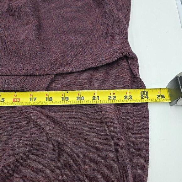 Aureus 100% Merino‎ Wool Pullover Swaeter Mens XL Preppy Academia Zinfandel - Picture 10 of 11